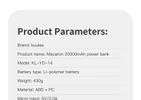 Лот: 17894802. Фото: 7. Внешний аккумулятор Kuulaa, powerbank...