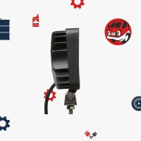 Лот: 18857312. Фото: 3. Фара LED SolarX Atlas 18W 9 OSRAM... Авто, мото, водный транспорт