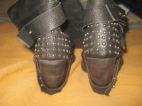 Лот: 13404055. Фото: 6. Фирменные сапоги /ботфорты - натуральная...