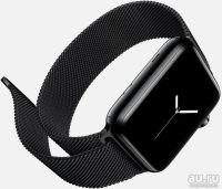 Лот: 11000452. Фото: 2. Ремешок Apple Watch 42mm Milanese... Часы, аксессуары