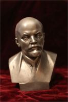 Лот: 6854928. Фото: 2. Большой Бюст В.И.Ленин. Металл... Антиквариат