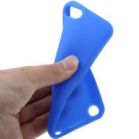 Лот: 3178689. Фото: 3. Чехол для iPod 5 (Синий) (Силикон... Смартфоны, связь, навигация