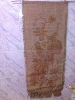 Лот: 10068747. Фото: 2. Настенная картина ткань ссср глухарь... Антиквариат