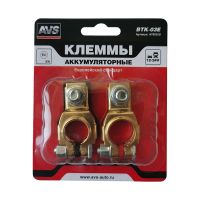 Лот: 20584839. Фото: 3. Клеммы АКБ AVS BTK-03E (EURO). Авто, мото, водный транспорт