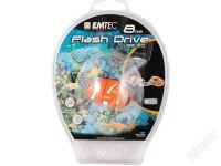 Лот: 2569365. Фото: 3. флешка usb 8гб emtec clown fish. Компьютеры, оргтехника, канцтовары