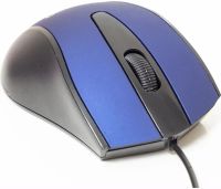 Лот: 25795440. Фото: 3. CM-07 Olmio (черный-синий) мышь... Компьютеры, оргтехника, канцтовары