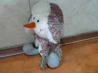 Лот: 24877143. Фото: 2. Новогодний Снеговик Игрушка для... Игрушки