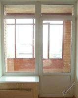 Лот: 1929981. Фото: 2. Окно пластиковое с дверью. Двери, окна, фурнитура