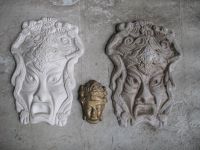 Лот: 19308486. Фото: 3. Панно - гипсовая маска. Домашний быт
