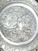 Лот: 15833859. Фото: 12. Винтажные настенные тарелки олово...
