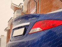 Лот: 5833609. Фото: 2. Лип-Спойлер, Hyundai Solaris... Автохимия, масла, тюнинг