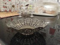 Лот: 13750346. Фото: 2. конфетница железная кружевная. Антиквариат