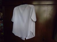 Лот: 14621614. Фото: 2. Блузка белая с чёрным воротником... Женская одежда