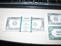 Лот: 17421664. Фото: 2. купюры пачка по 90 листов банк... Товары для праздника