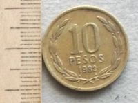 Лот: 16188228. Фото: 7. Монета 10 песо Чили 1982 свобода...