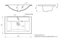 Лот: 24566328. Фото: 5. Раковина для ванной UPERWOOD Foster...