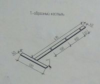 Лот: 16725511. Фото: 3. Костыль карнизного свеса 4*40мм. Строительство и ремонт