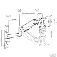 Лот: 12093541. Фото: 7. Кронштейн для LCD/LED тв 15"-32...