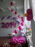 Лот: 4804114. Фото: 2. Гелиевые шары. Фонтан из воздушных... Сувениры, подарки