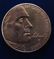 Лот: 19605984. Фото: 2. США 5 центов 2005 D KM# 369 200... Монеты