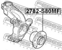 Лот: 25870330. Фото: 2. Ступица передняя FEBEST 2782S80MF. Автозапчасти