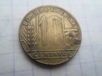 Лот: 21234872. Фото: 2. Аргентина 10 сентаво 1949. Монеты