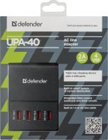 Лот: 14845259. Фото: 3. Сетевой адаптер USB Defender UPA-40... Смартфоны, связь, навигация