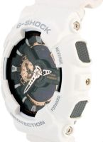 Лот: 6483606. Фото: 2. Часы G-shock 110RG, белые с золотом. Часы, аксессуары