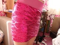 Лот: 7928390. Фото: 2. Розовая обтягивающая юбка с паетками... Одежда и аксессуары