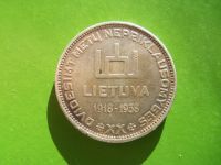 Лот: 16027498. Фото: 4. 10 лит 1938 г. Литва президент... Красноярск