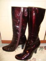 Лот: 1009066. Фото: 2. Сапоги женские,лак.кожа-37размер... Женская обувь