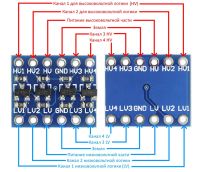 Лот: 20090463. Фото: 2. Конвертер уровней 3.3v 5v. Радиодетали  (электронные компоненты)