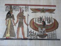 Лот: 7182589. Фото: 2. Египетский папирус в рамке под... Живопись, скульптура, фото