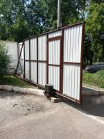 Лот: 20631395. Фото: 2. Забор, Откатные ворота, Распашные... Срубы и конструкции