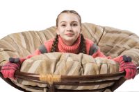 Лот: 9391668. Фото: 2. Кресло из ротанга круглое. Мебель