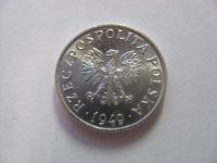 Лот: 6700267. Фото: 2. Польша, 1 грош 1949 года. Без... Монеты