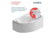 Лот: 25258010. Фото: 8. Ванна пристенная 1Marka Diana