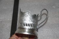 Лот: 20749061. Фото: 3. Подстаканник Космос. Мельхиор... Коллекционирование, моделизм