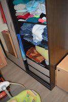 Лот: 8202444. Фото: 2. Шкаф венге с белым дубом и зеркалами... Хранение вещей