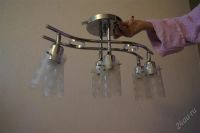 Лот: 1718010. Фото: 3. Люстра на шесть плафонов (6х40Вт... Строительство и ремонт