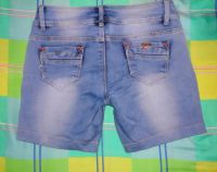 Лот: 19127148. Фото: 8. Нежно-голубые джинсовые шортики...