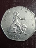 Лот: 18888568. Фото: 4. 50 пенсов 1980 г. Великобритания... Красноярск