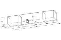 Лот: 23674334. Фото: 4. Полка навесная Hoff Aurelio. Красноярск