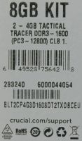 Лот: 7576027. Фото: 2. Crucial Ballistix Tactical Tracer... Комплектующие