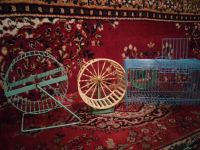 Лот: 5966249. Фото: 3. Клетка-переноска с 3 колесами... Растения и животные