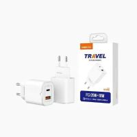 Лот: 22149690. Фото: 5. СЗУ RECCI TRAVEL USB-C+USB-A 20W...