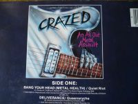 Лот: 10113347. Фото: 6. Crazed. Scorpions, Dio ... LP.