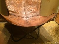 Лот: 9709412. Фото: 2. Оригинальное кожаное кресло ручной... Мебель