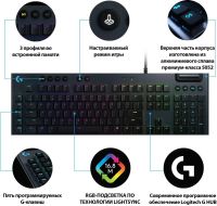 Лот: 21578825. Фото: 12. Клавиатура Logitech G815 LIGHTSYNC...