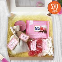 Лот: 11095351. Фото: 2. Розовый подарочный набор (подарок... Сувениры, подарки